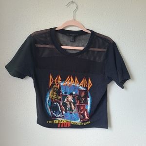 Led Zeppelin crop top